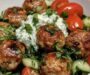 Greek Chicken Meatballs with Homemade Tzatziki