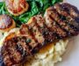 Garlic Pork Chops Served with Decadent Cheesy Potatoes