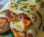 Delicious Cheesy Garlic Chicken Wraps 