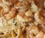 Creamy Shrimp Fettuccine Pasta With Homemade Alfredo Sauce