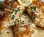 Crispy Chicken Breasts with Creamy Sauce 