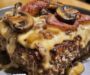 Bacon Mushroom Swiss Cheese Meatloaf 