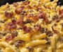 Loaded Bacon Cheeseburger Alfredo Pasta