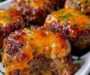 Cheesy Stuffed Meatloaf Bites