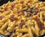 Loaded Bacon Cheeseburger Alfredo Pasta – the ultimate comfort food you need to try! 