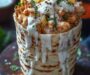 Grilled Chicken Tower Wrap with Creamy Sauce 