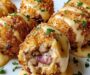 Crispy Cranberry & Cheese Bites with Creamy Sauce