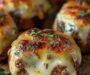 Cheesy Stuffed Meatloaf Bites