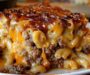 Mac and Cheese Meatloaf Casserole