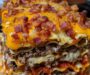 Parmesan Garlic Bacon Cheeseburger Lasagna