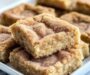 Chewy Snickerdoodle Cookie Bars