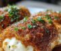 Chicken Parmesan Stuffed with Cream Cheese