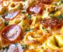 Cheese Tortellini Pepperoni Pizza Casserole