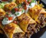 Beef and Cheese Chimichangas